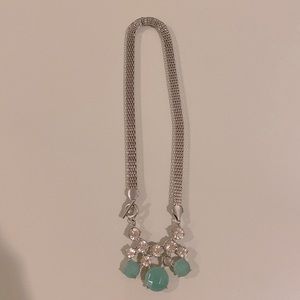 Silver & Mint Statement Necklace from Nordstrom
